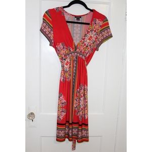 Multicolored Red Dress *Medium*